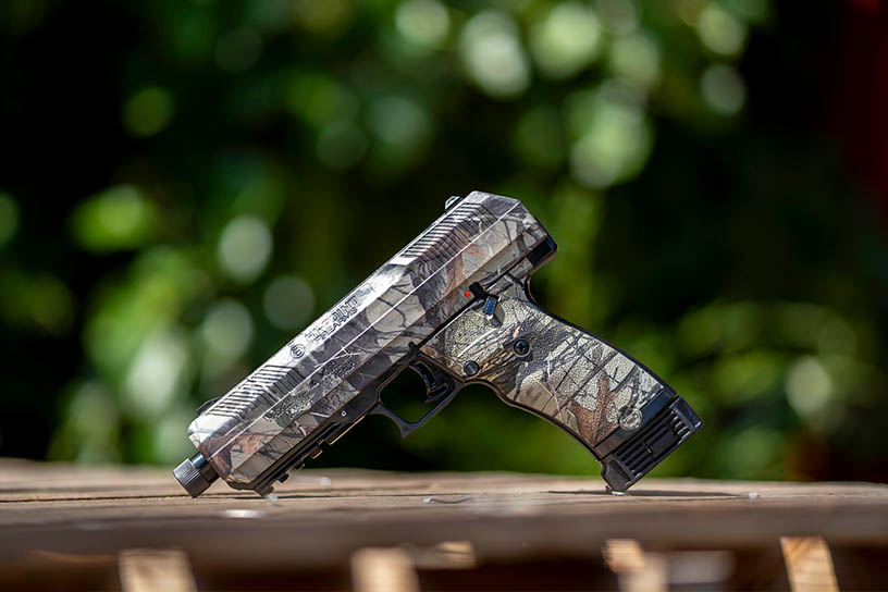 Hi-Point Firearms 45ACP handgun Model JHP 45 Gen2 Woodland