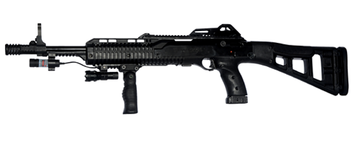 Hi-Point&reg; Firearms 45ACP carbine Model 4595 FG FL LAZ